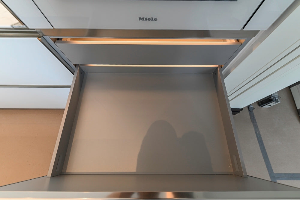 Modern Marble White Kitchen with Island