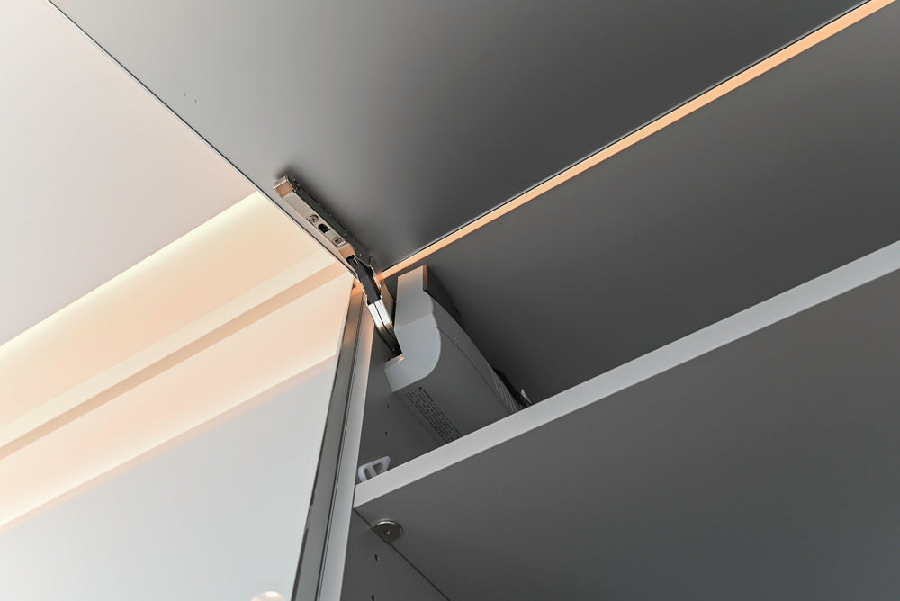 Modern Marble White Kitchen with Island