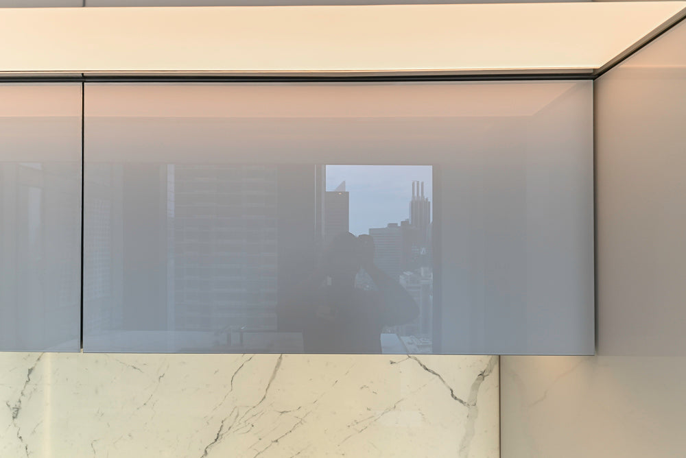 Modern Marble White Kitchen with Island