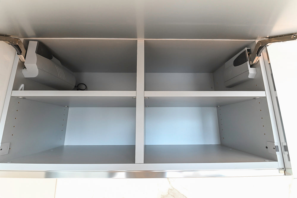 Modern Marble White Kitchen with Island