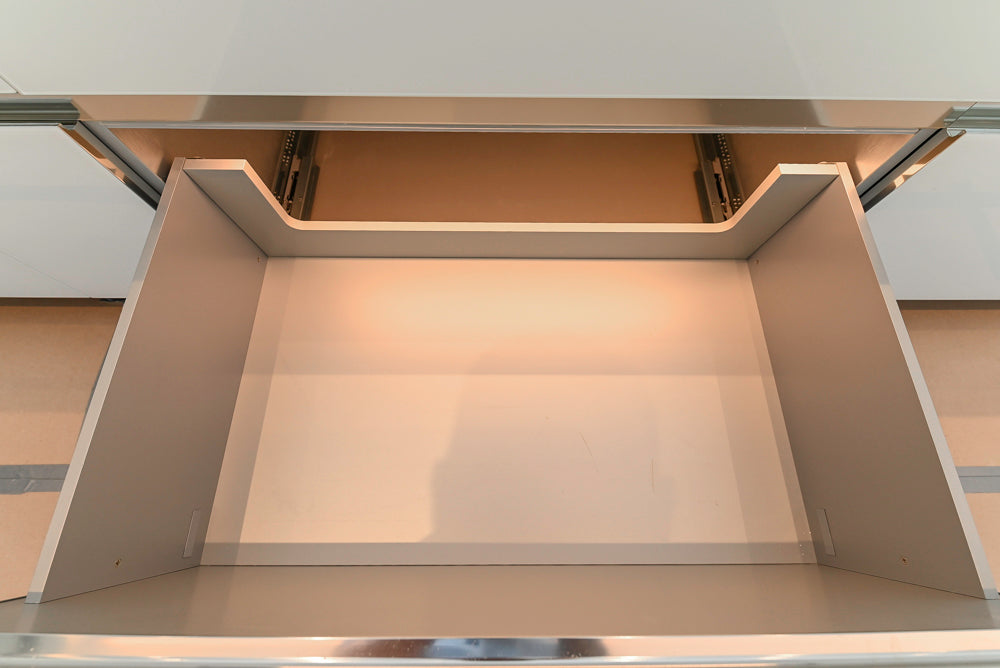 Modern Marble White Kitchen with Island