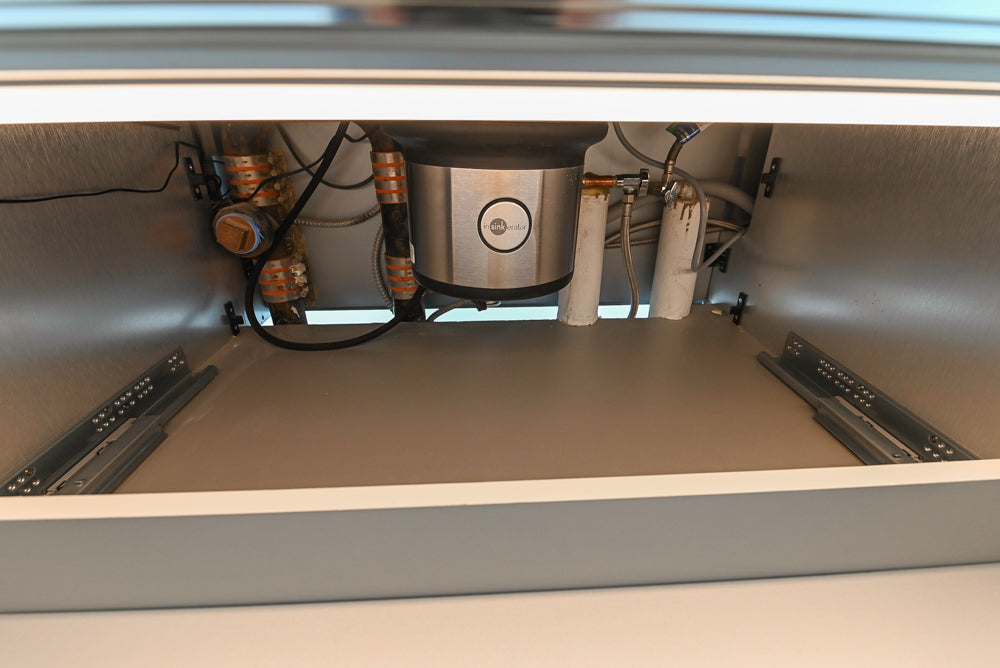 Modern Marble White Kitchen with Island