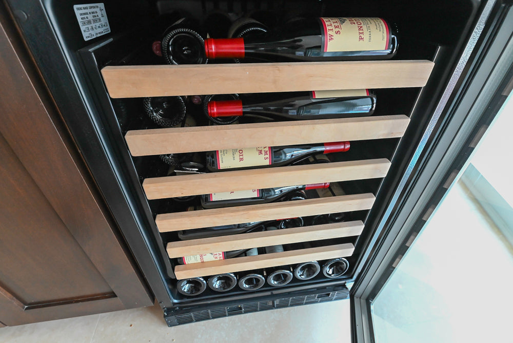 Dark Wooden Traditional Kitchen with Marble Island and Viking Appliance Package