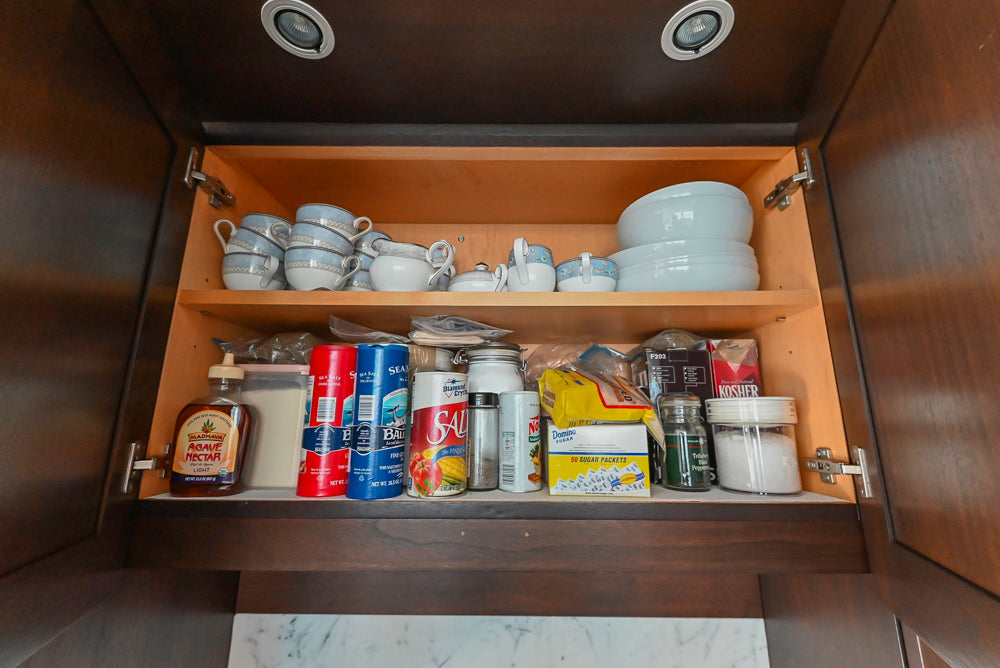 Dark Wooden Traditional Kitchen with Marble Island and Viking Appliance Package