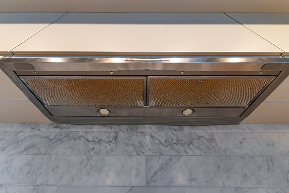 Stevali Stunner: Modern Two-Tone Kitchen with Island and Miele Appliance Package