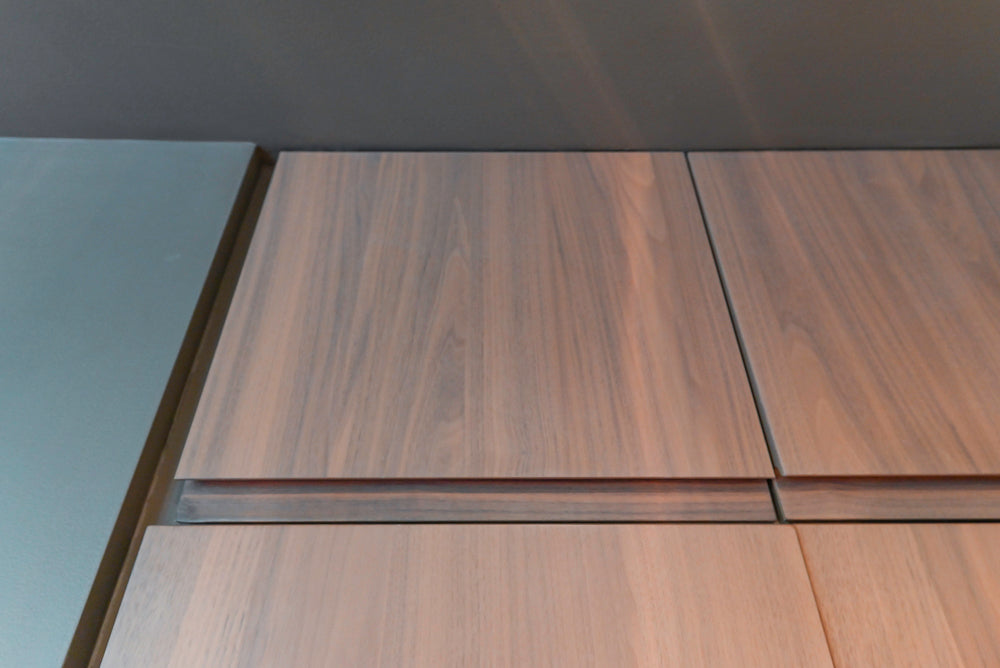 Stevali Stunner: Modern Two-Tone Kitchen with Island and Miele Appliance Package