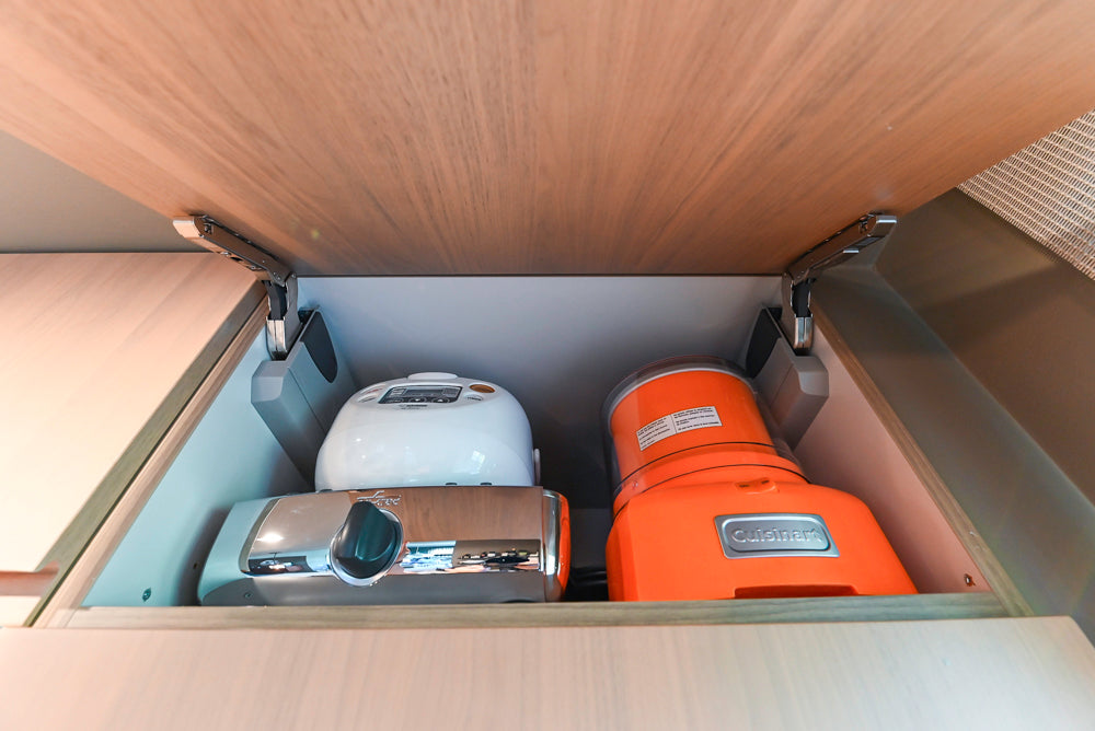 Stevali Stunner: Modern Two-Tone Kitchen with Island and Miele Appliance Package