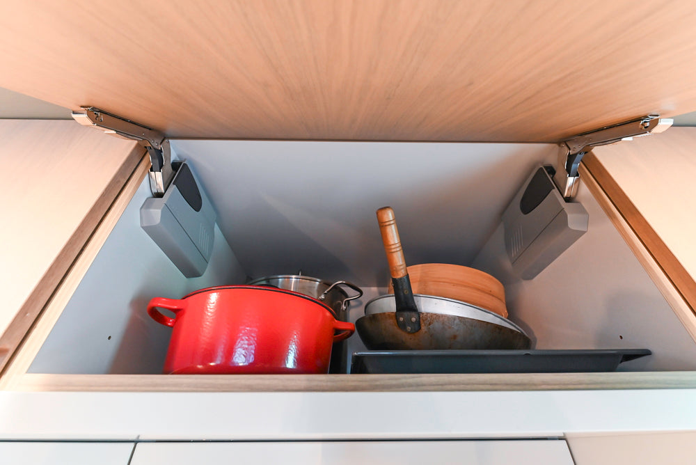 Stevali Stunner: Modern Two-Tone Kitchen with Island and Miele Appliance Package