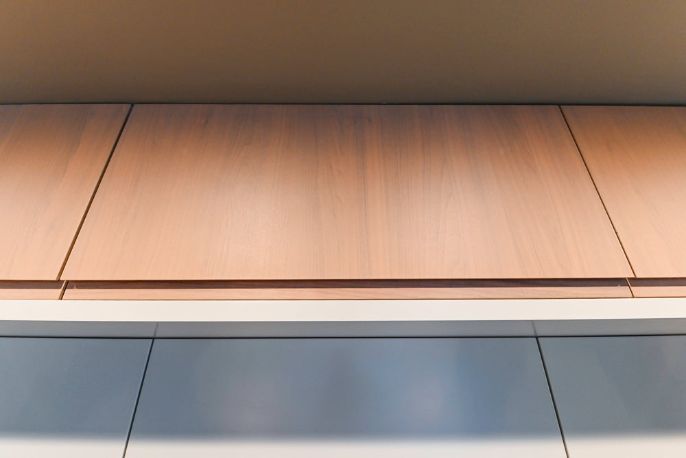 Stevali Stunner: Modern Two-Tone Kitchen with Island and Miele Appliance Package