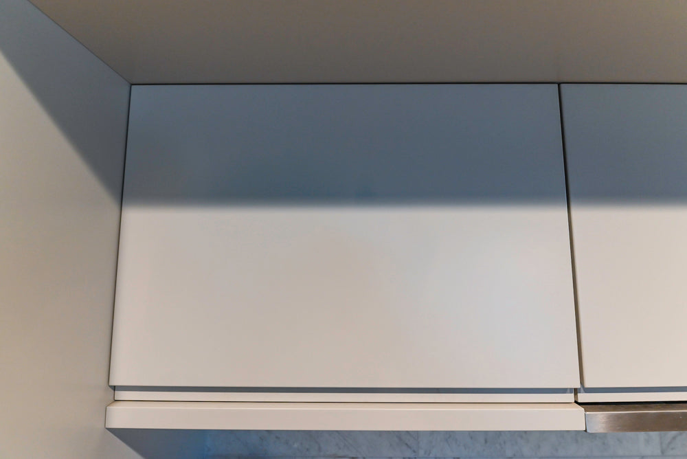 Stevali Stunner: Modern Two-Tone Kitchen with Island and Miele Appliance Package