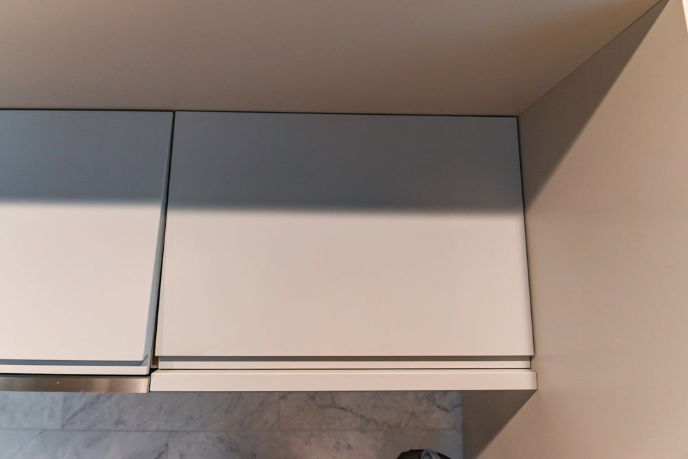 Stevali Stunner: Modern Two-Tone Kitchen with Island and Miele Appliance Package