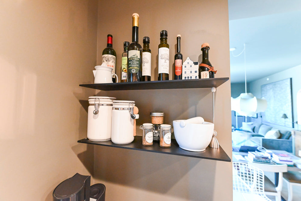 Stevali Stunner: Modern Two-Tone Kitchen with Island and Miele Appliance Package