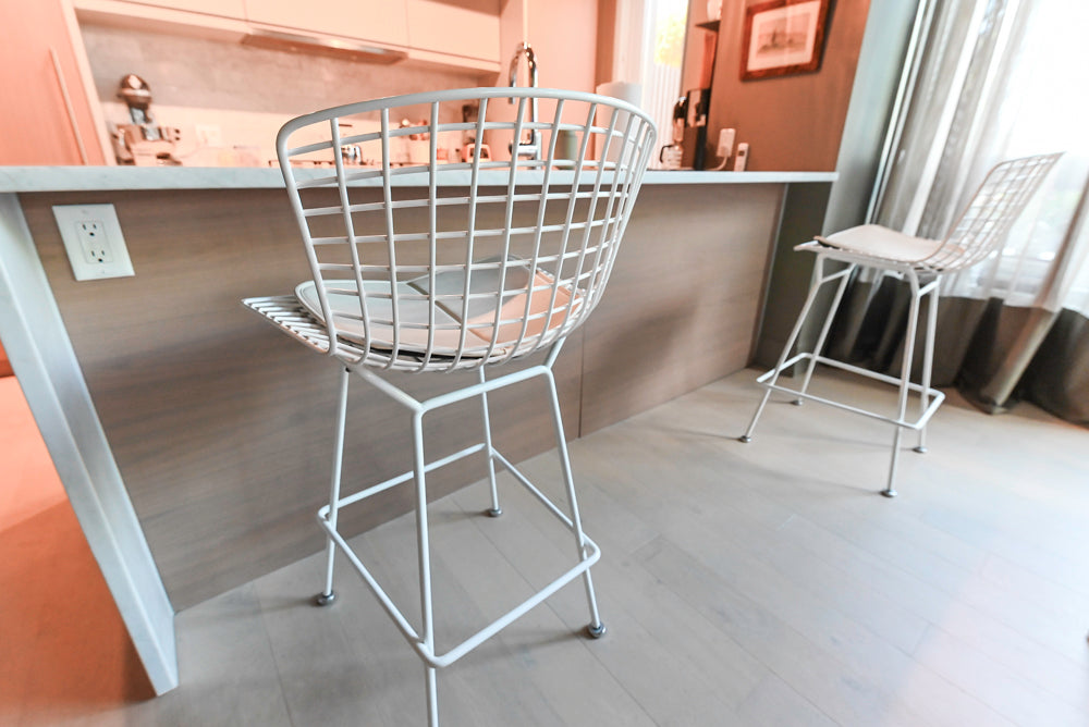 Stevali Modern Two-Tone Pre-Owned Kitchen with Island and Miele Appliance Package