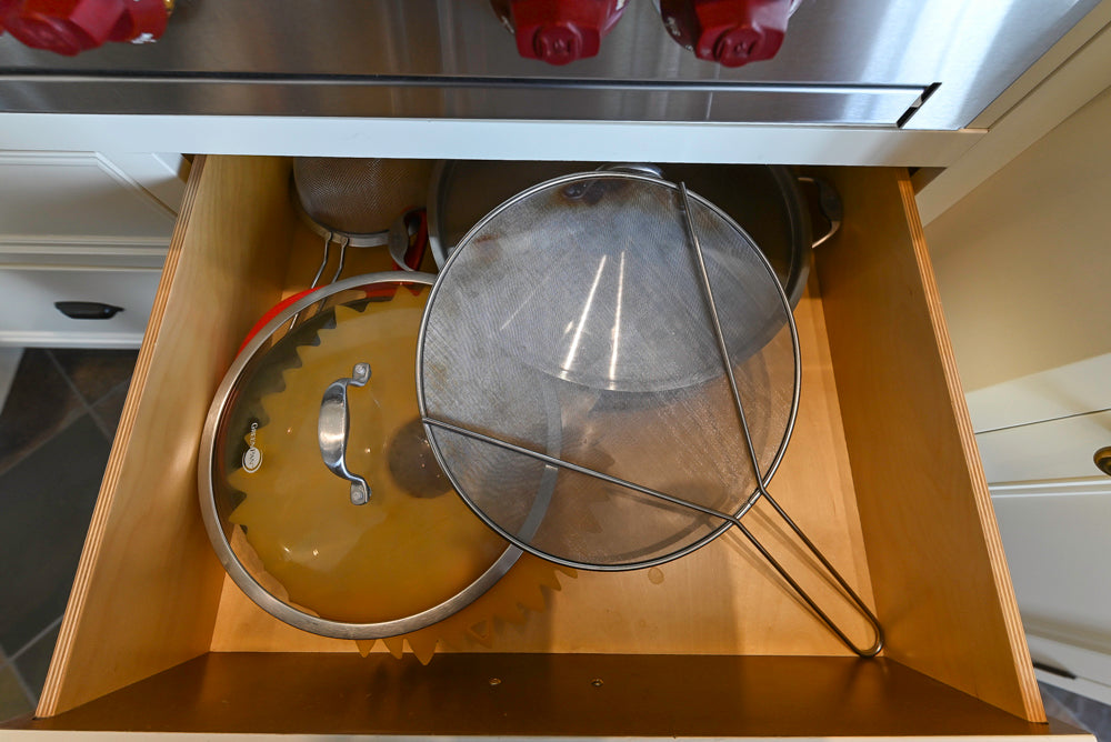 Cronin Cabinets Charm: Traditional White Kitchen with Island & Luxe Appliances