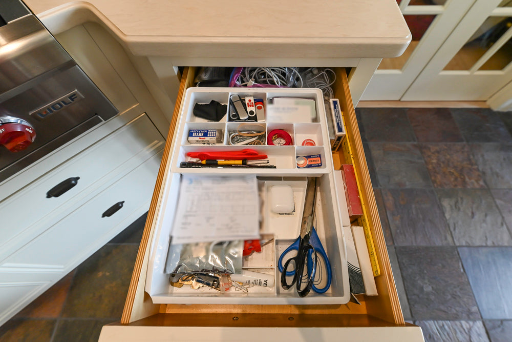 Cronin Cabinets Charm: Traditional White Kitchen with Island & Luxe Appliances