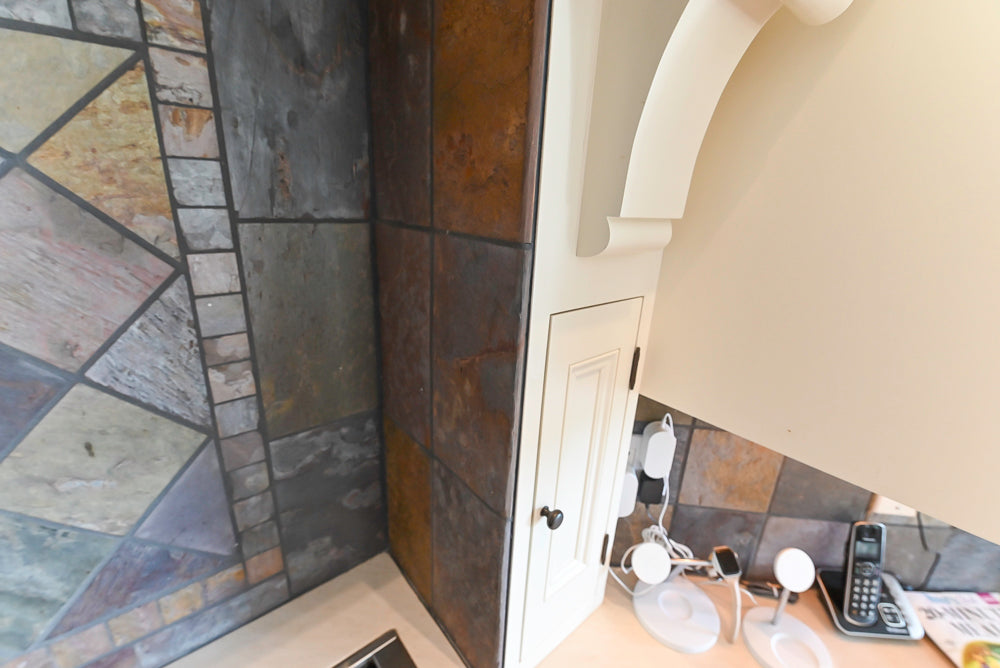 Cronin Cabinets Charm: Traditional White Kitchen with Island & Luxe Appliances