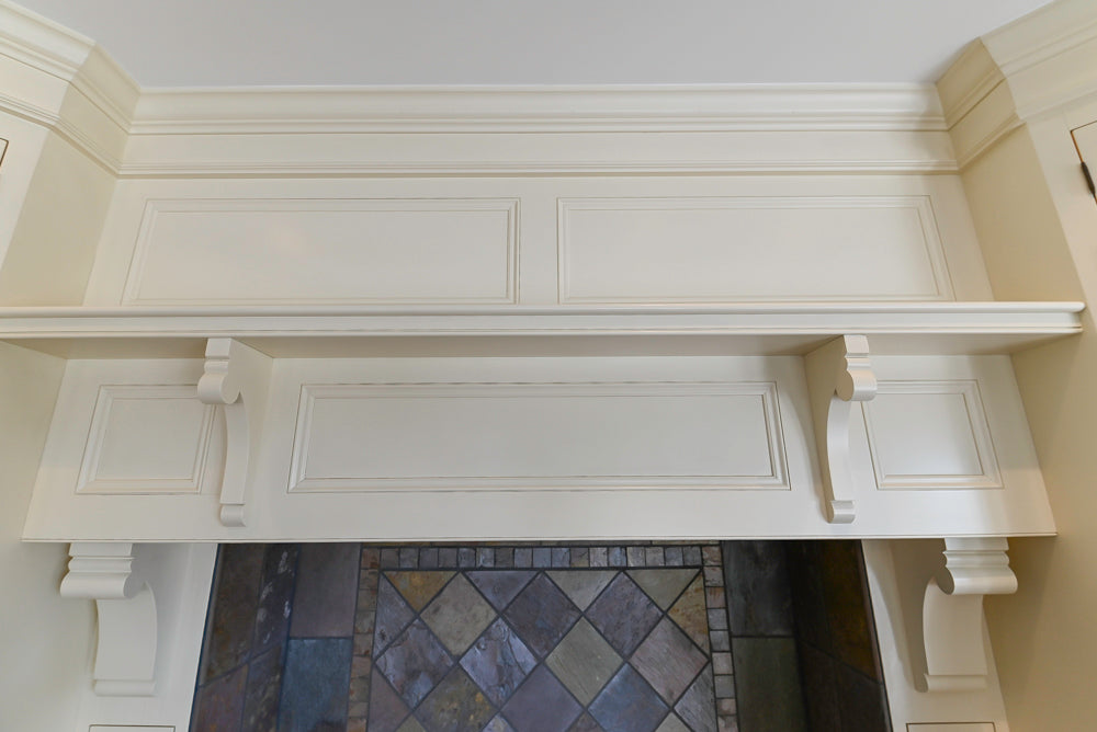 Cronin Cabinets Charm: Traditional White Kitchen with Island & Luxe Appliances