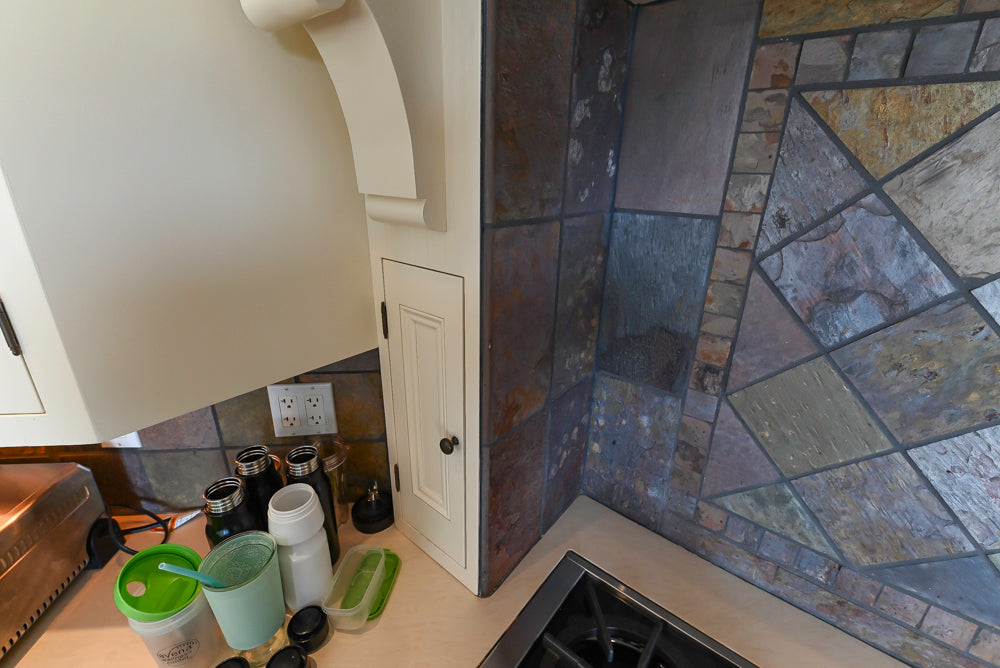 Cronin Cabinets Charm: Traditional White Kitchen with Island & Luxe Appliances