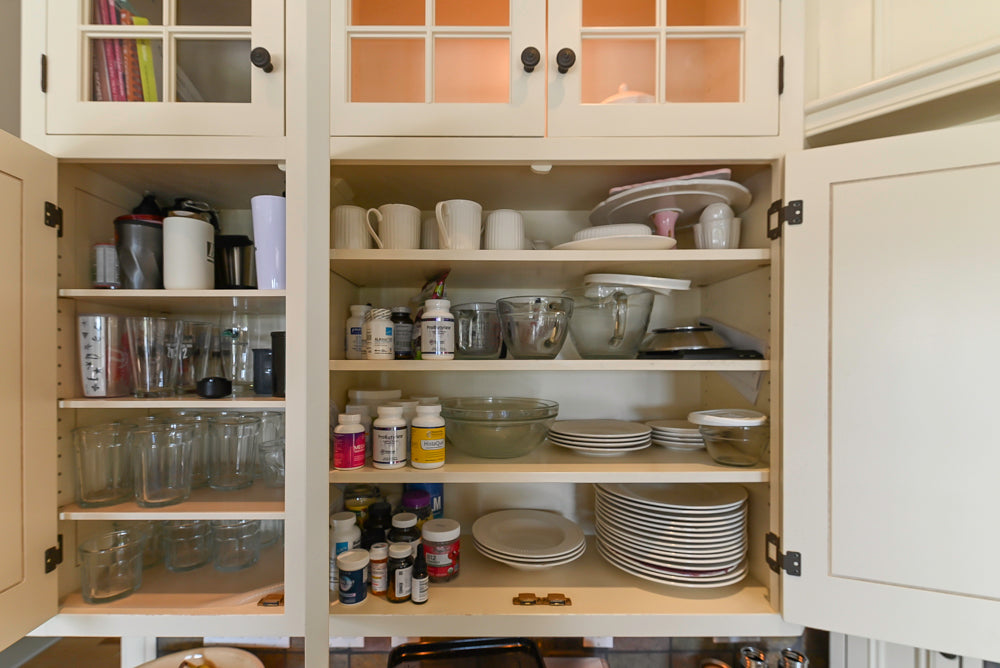 Cronin Cabinets Charm: Traditional White Kitchen with Island & Luxe Appliances