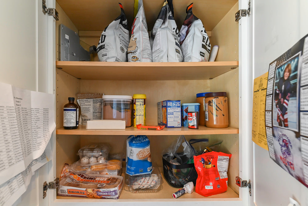 Cozy Charm: Traditional White Kitchen with Island & Appliance Package