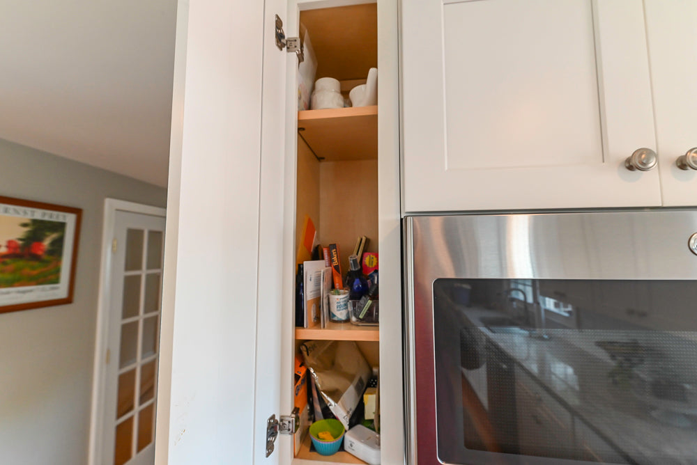 Cozy Charm: Traditional White Kitchen with Island & Appliance Package