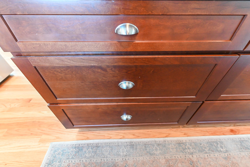 Cozy Charm: Traditional White Kitchen with Island & Appliance Package