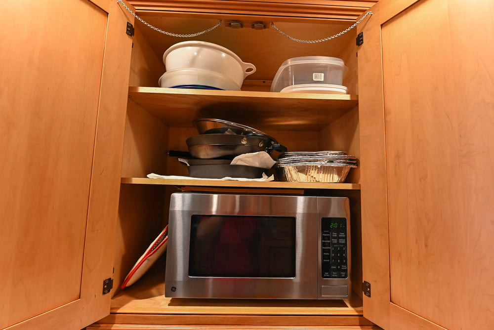 Large Traditional Wooden Kitchen with Island, Desk Area and Appliances
