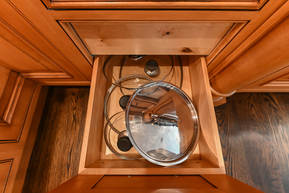 Large Traditional Wooden Kitchen with Island, Desk Area and Appliances