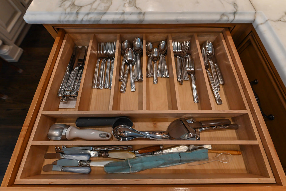 Large Traditional Wooden Kitchen with Island, Desk Area and Appliances