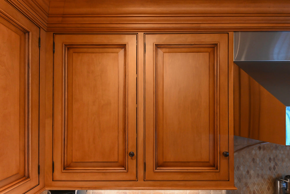 Large Traditional Wooden Kitchen with Island, Desk Area and Appliances