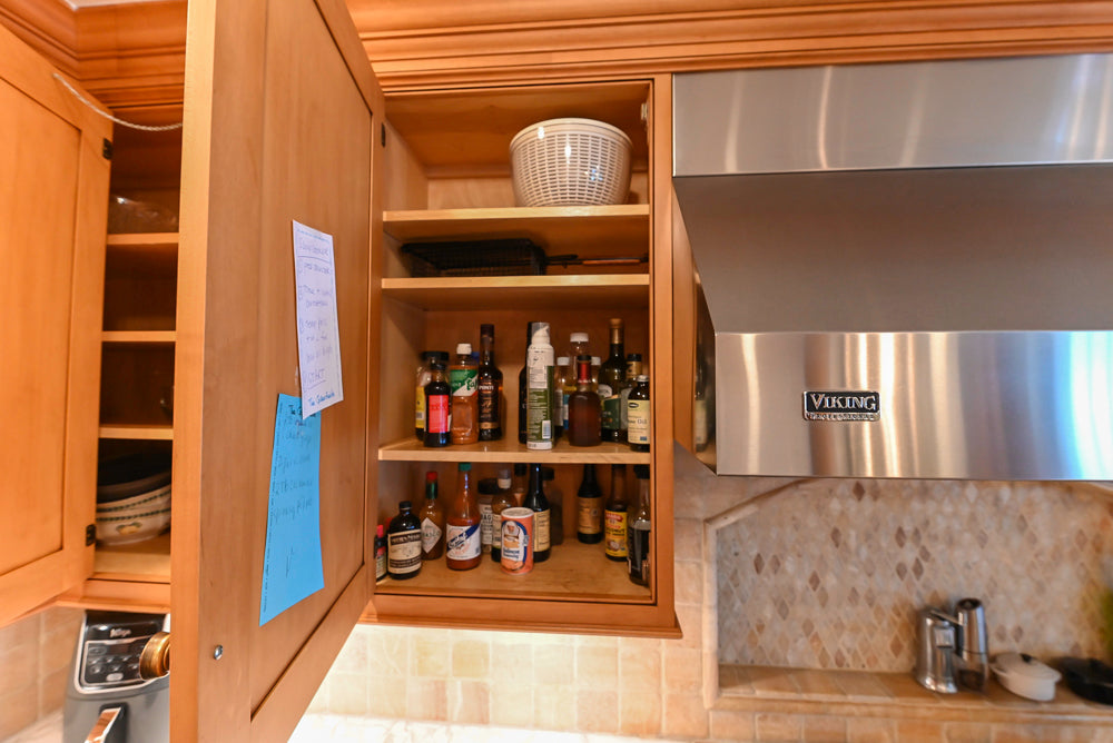 Large Traditional Wooden Kitchen with Island, Desk Area and Appliances