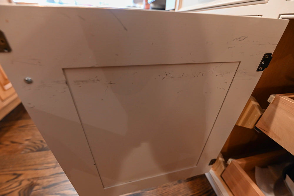 Large Traditional Wooden Kitchen with Island, Desk Area and Appliances