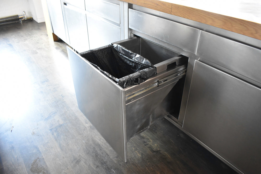Custom Stainless Steel Commercial Kitchen with Island