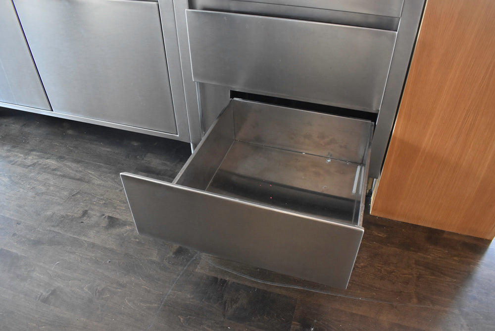 Custom Stainless Steel Commercial Kitchen with Island