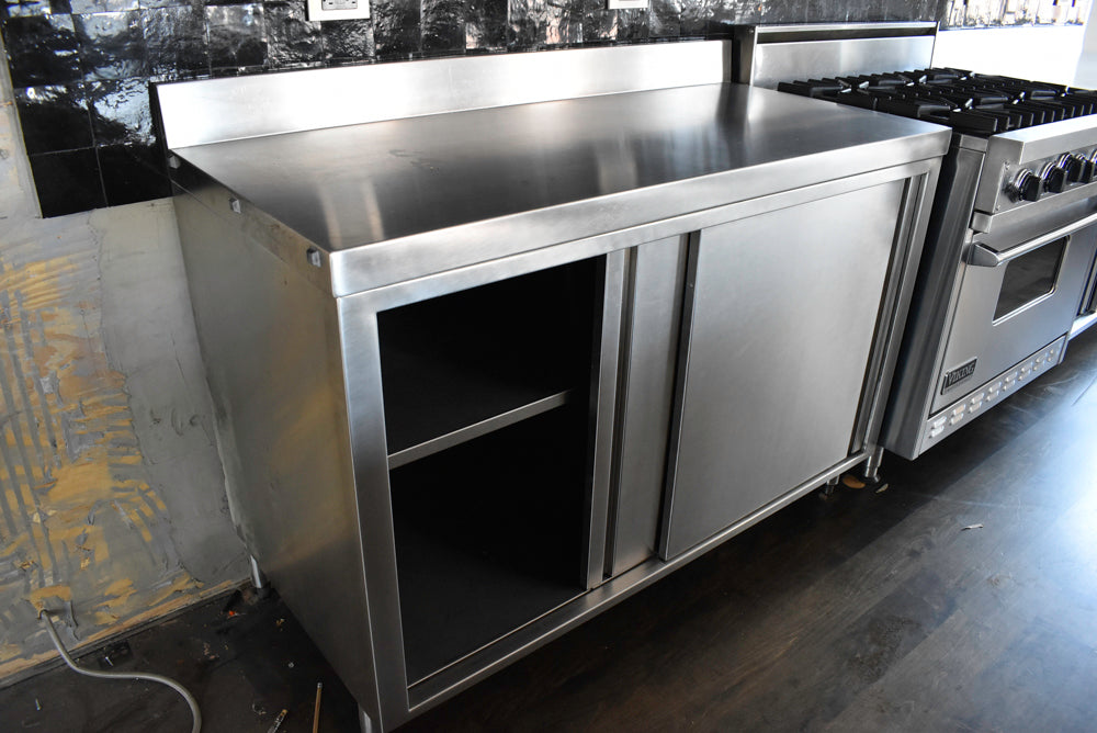 Custom Stainless Steel Commercial Kitchen with Island