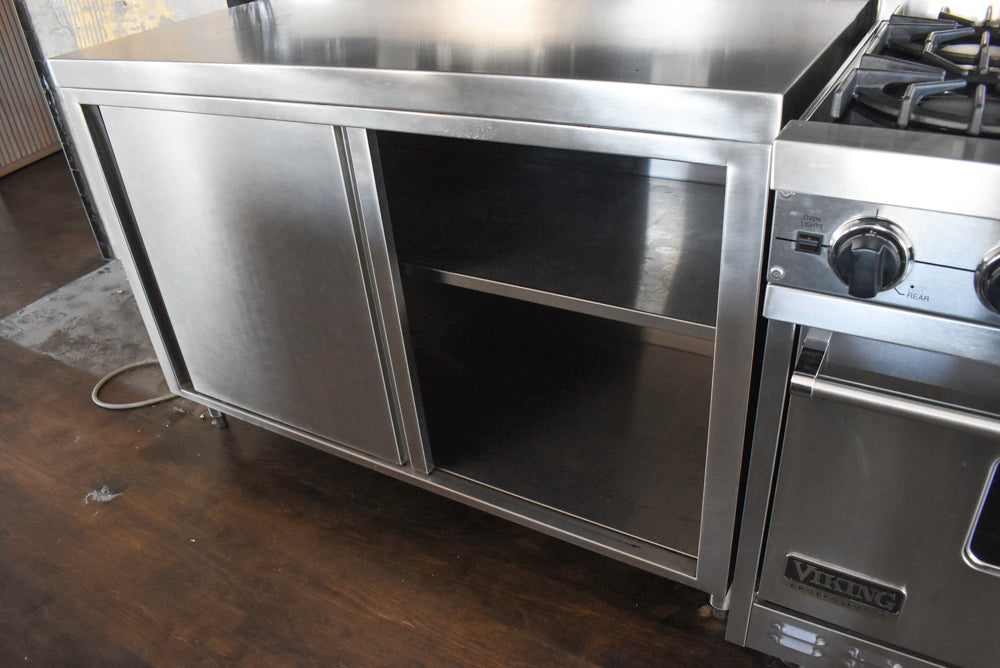Custom Stainless Steel Commercial Kitchen with Island