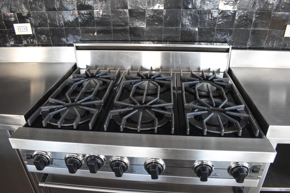 Custom Stainless Steel Commercial Kitchen with Island