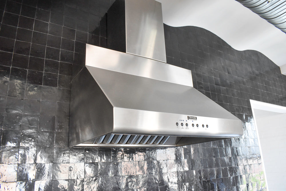 Custom Stainless Steel Commercial Kitchen with Island