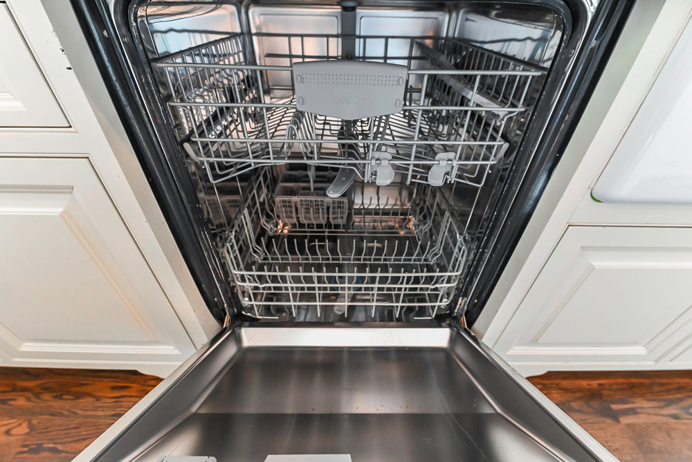 Signature Custom Cabinetry Traditional White Kitchen with Island, Desk Area & Appliances