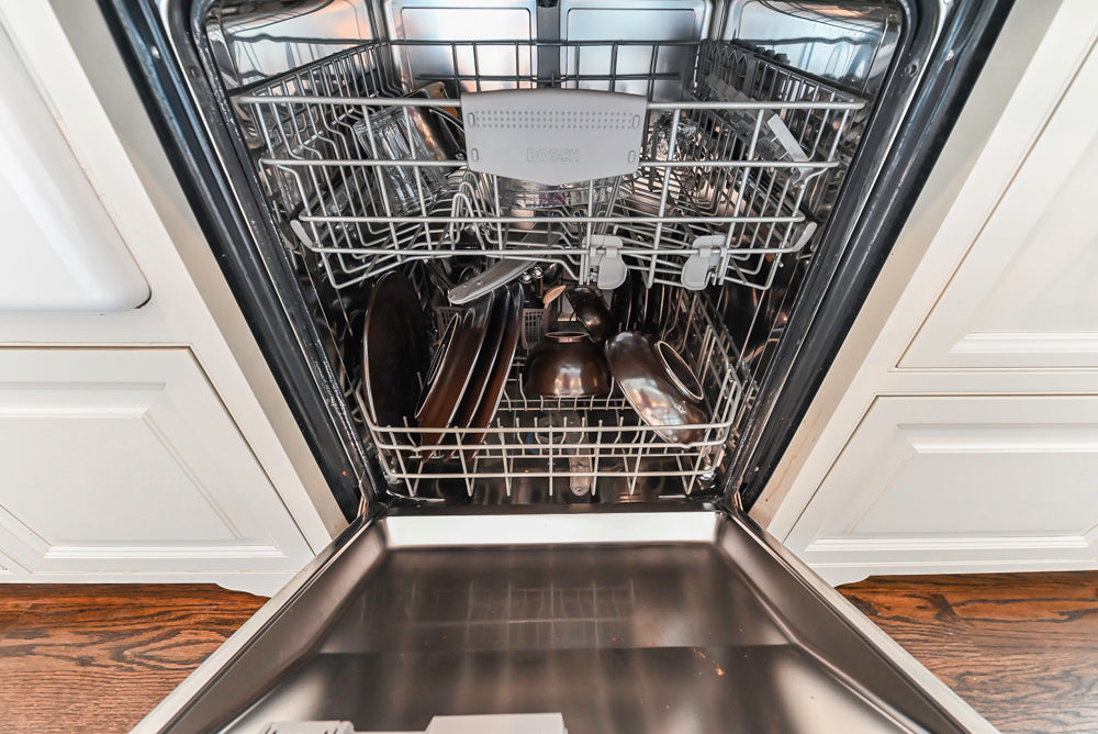 Signature Custom Cabinetry Traditional White Kitchen with Island, Desk Area & Appliances