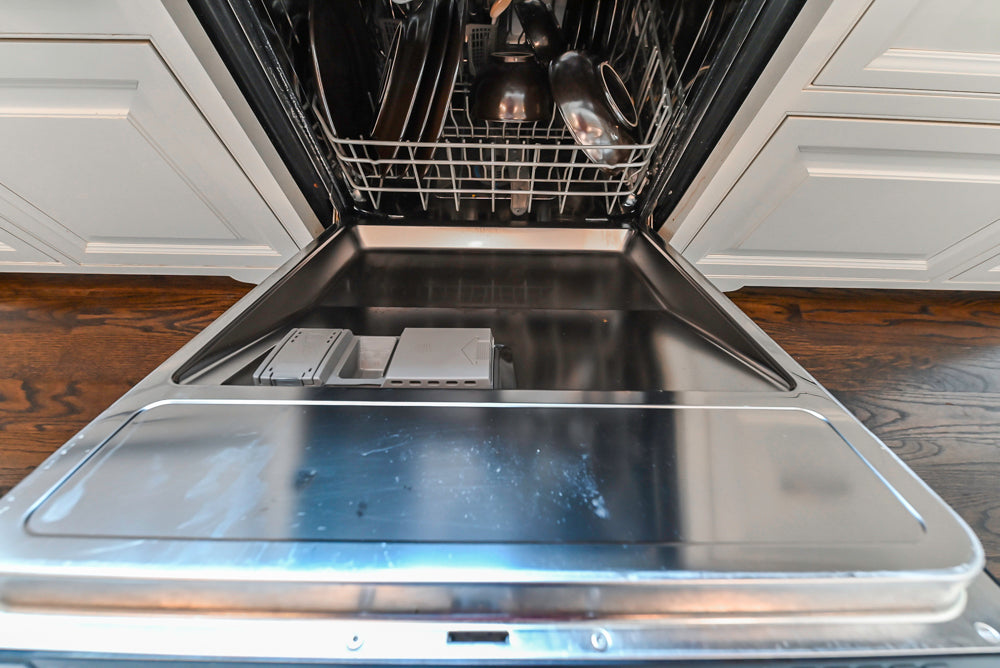 Signature Custom Cabinetry Traditional White Kitchen with Island, Desk Area & Appliances