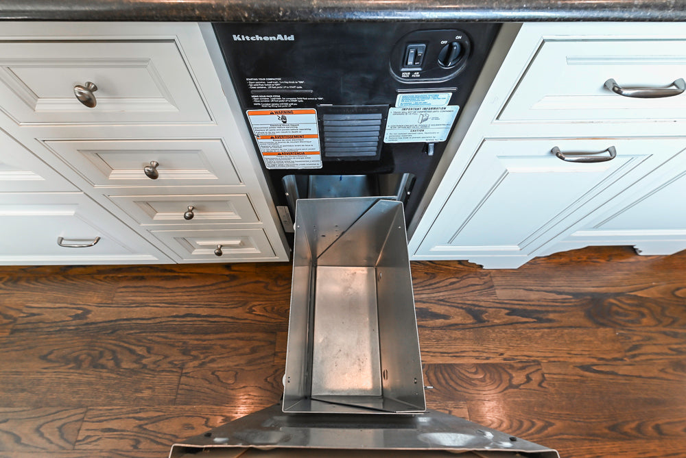 Signature Custom Cabinetry Traditional White Kitchen with Island, Desk Area & Appliances