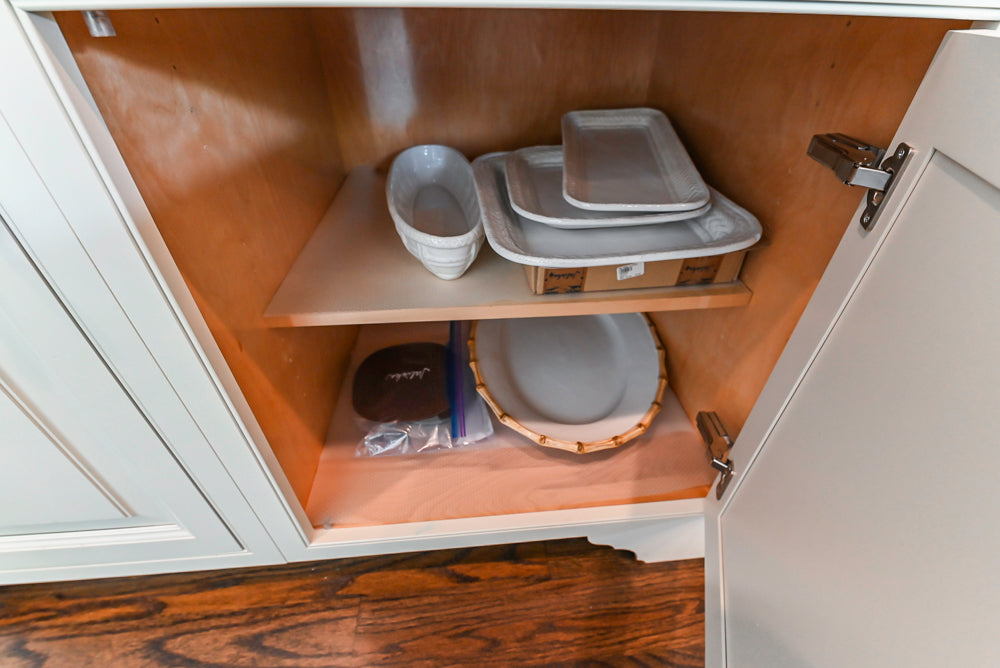 Signature Custom Cabinetry Traditional White Kitchen with Island, Desk Area & Appliances