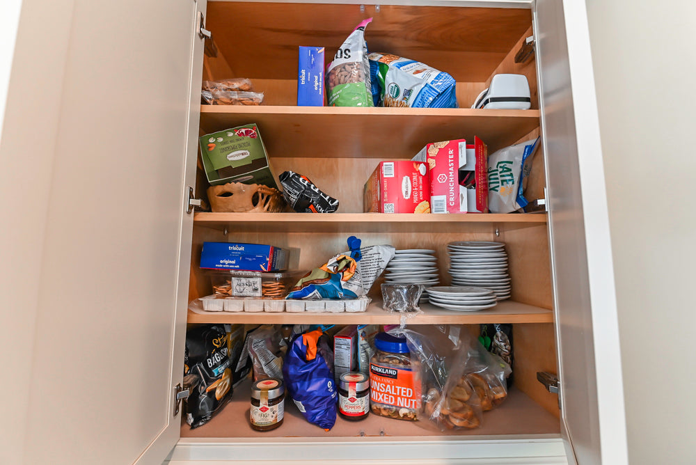 Signature Custom Cabinetry Traditional White Kitchen with Island, Desk Area & Appliances