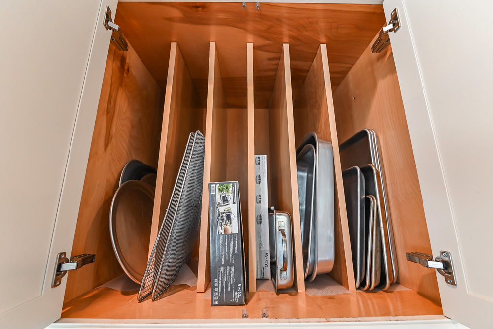 Signature Custom Cabinetry Traditional White Kitchen with Island, Desk Area & Appliances
