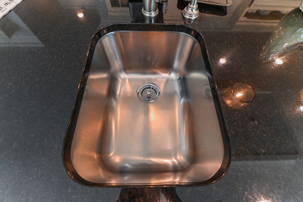 Signature Custom Cabinetry Traditional White Kitchen with Island, Desk Area & Appliances