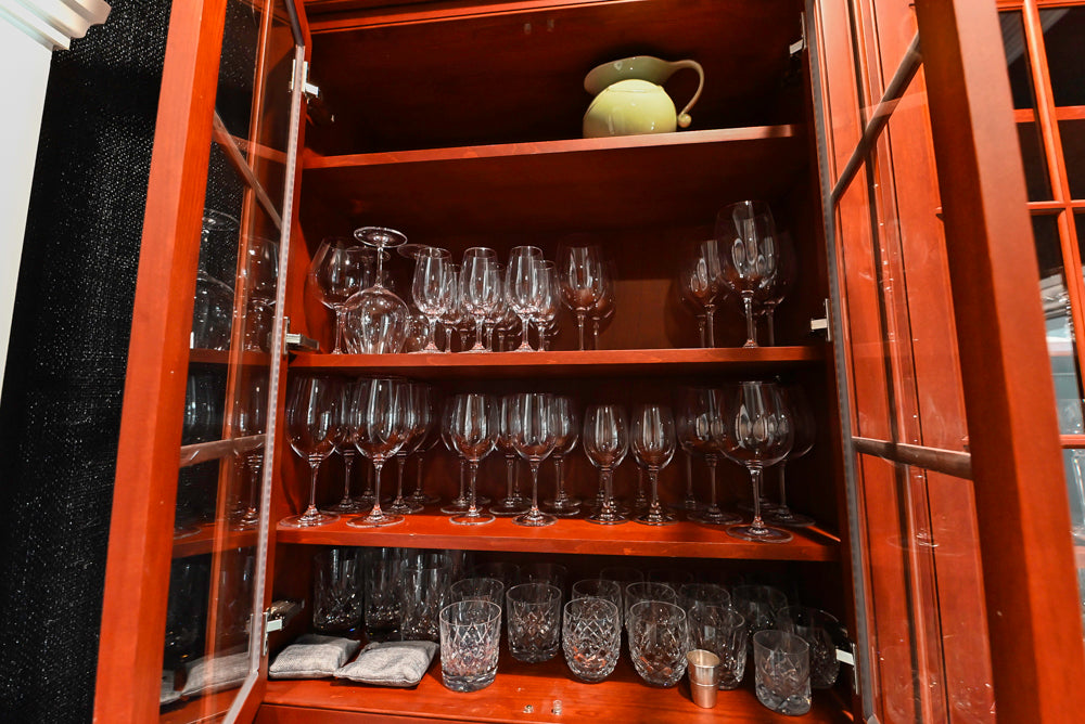 "Bordeaux Reserve" Traditional Butler’s Pantry with Sub-Zero Tall Wine Cooler
