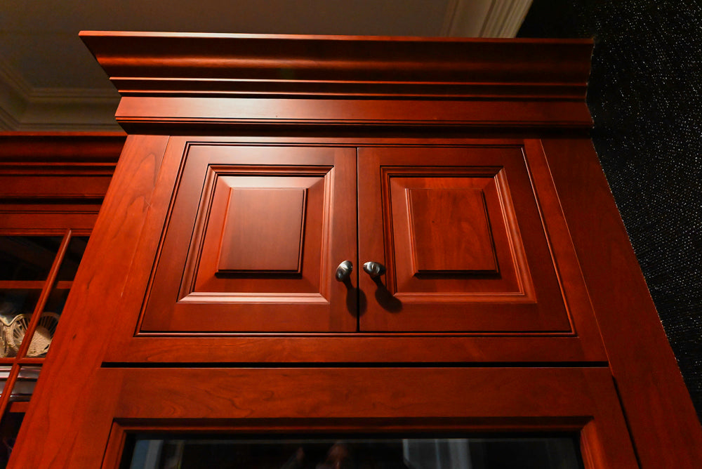 "Bordeaux Reserve" Traditional Butler’s Pantry with Sub-Zero Tall Wine Cooler