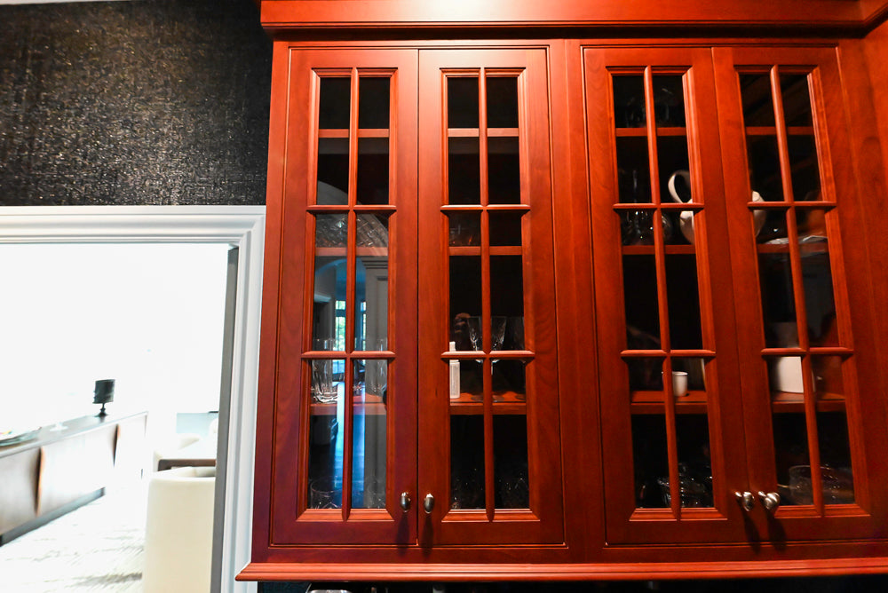 "Bordeaux Reserve" Traditional Butler’s Pantry with Sub-Zero Tall Wine Cooler