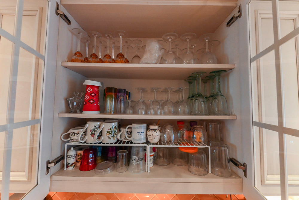Wood-Mode Wonder: Traditional Light Cream Kitchen with Granite Countertops